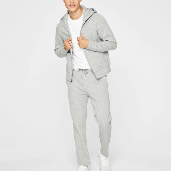 Piqué Scuba Hoodie - New With Tags - NEVER WORN - Grey - Picture 4 of 5